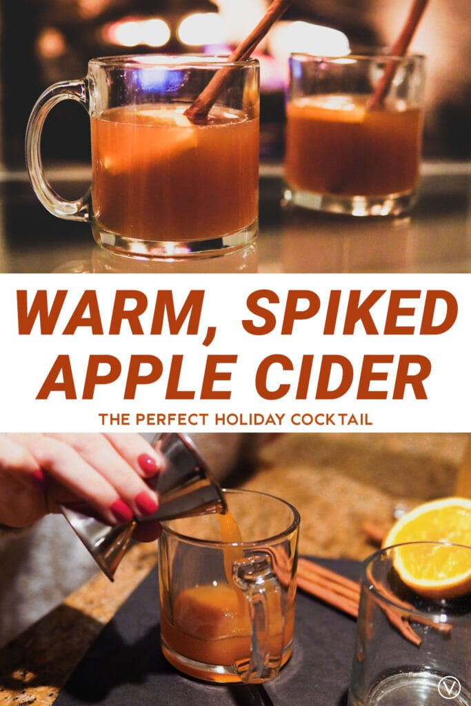 Warm Spiked Apple Cider