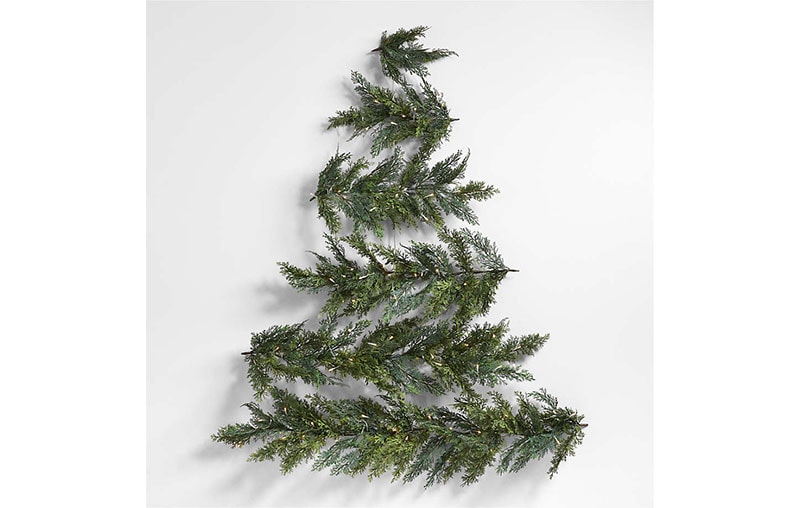 CRATE AND BARREL WALL HUNG FAUX TREE DECOR