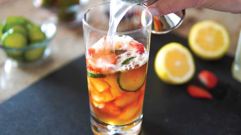 Ginger Beer in Pimms Cup