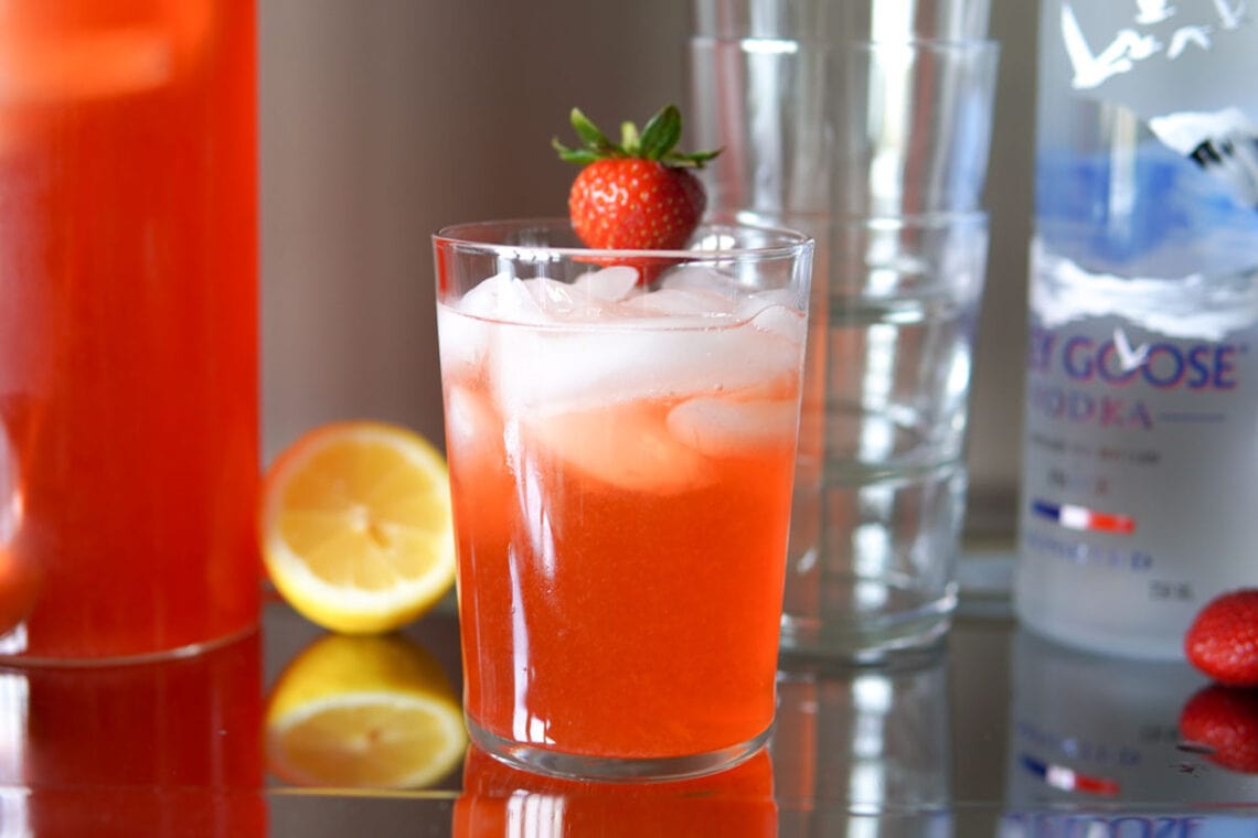 Spiked Vodka Strawberry Lemonade Recipe