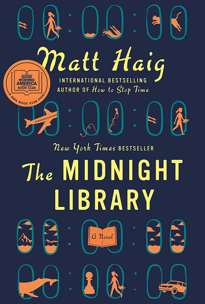 The Midnight Library Matt Haig Book Cover