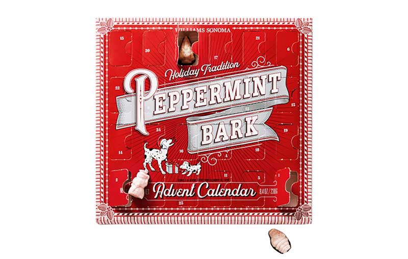 Peppermint Bark Advent Calendar