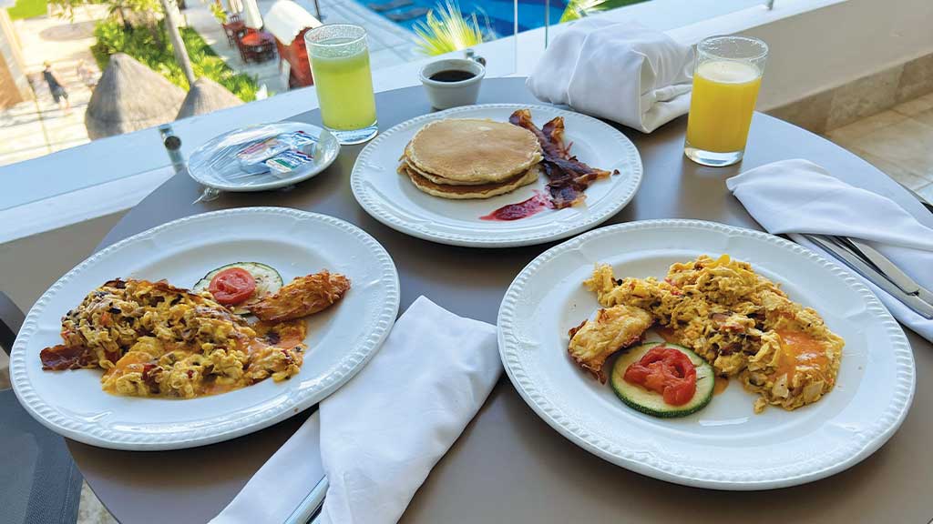 Excellence Playa Mujeres Breakfast Room Service