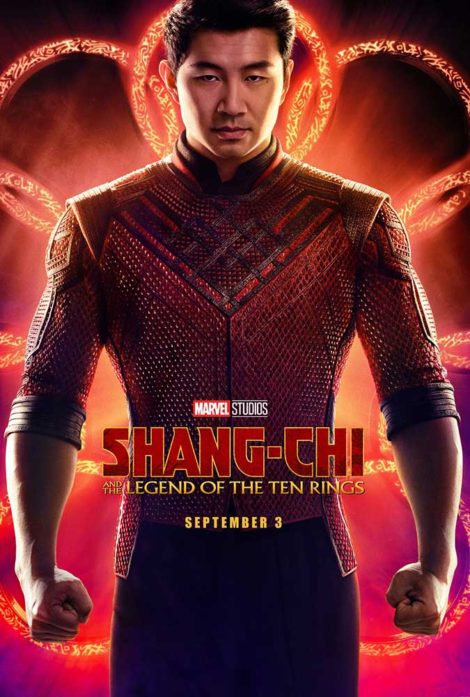 Shang Chi Marvel Movie Poster with Simu Liu 