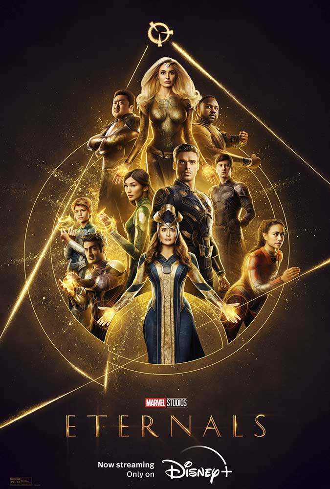 Marvel Eternals Disney Plus Movie Poster 