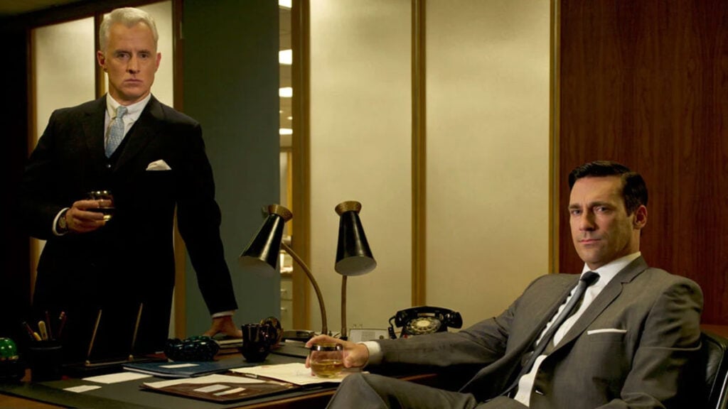 Don Draper and Roger Sterling in Mad Men