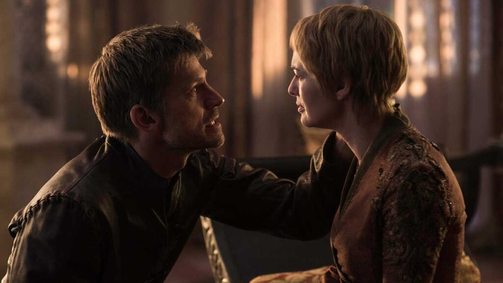 Cersei Lannister and Jamie Lannister HBO Game of Thrones