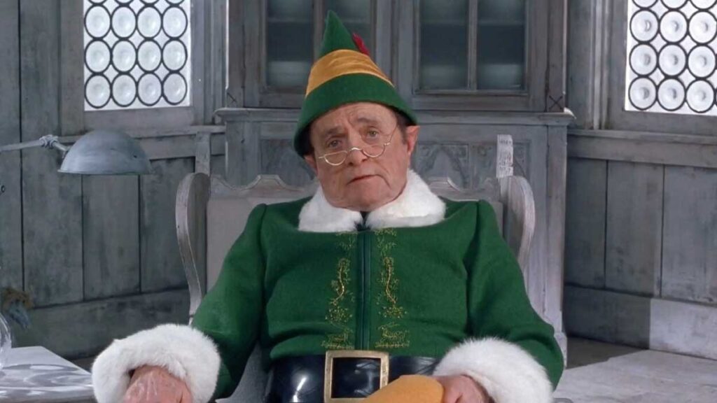Bob Newhart as an Elf