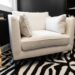 Interior Define Caitlin Chair in Boucle Snow and Matte Black Legs