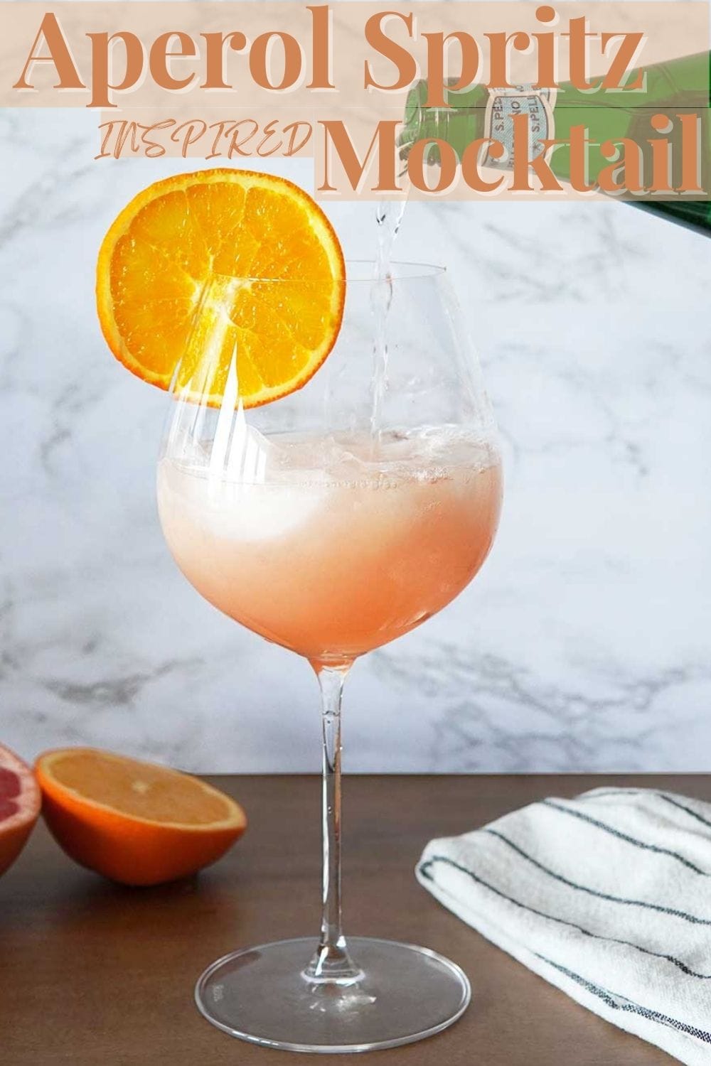 Aperol Spritz Mocktail Recipe - Very Obsessed