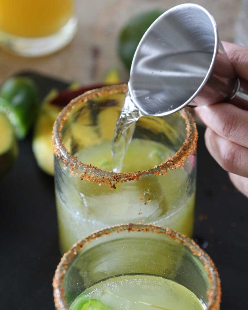 Spicy Mango Mocktail with Sparkling Limeade