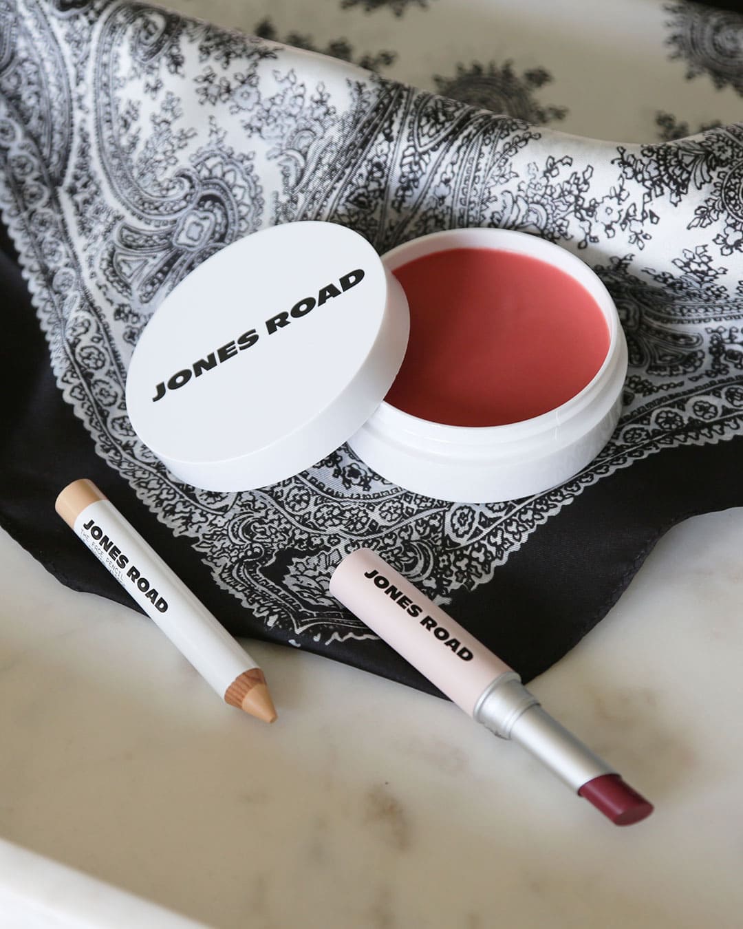 Jones Road Beauty Miracle Balm, The Face Pencil, The Lip Tint