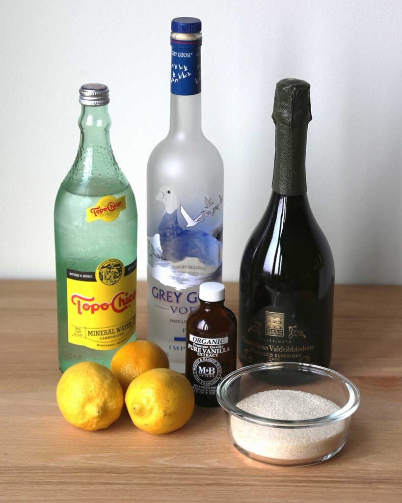 Limoncello Spritz Ingredients
